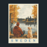 Schwedens Beauty Vintage Reise Postkarte<br><div class="desc">Erleben Sie eine nostalgische Reise mit dieser bezaubernden Vintage Reise-Postkarte,  die Schwedens Charme zeigt. Eine einzigartige Ergänzung Ihrer Sammlung oder ein durchdachtes Geschenk für Reisende.</div>