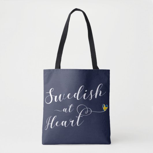 Schwedisch at Heart, Schweden Tasche (Vorderseite)