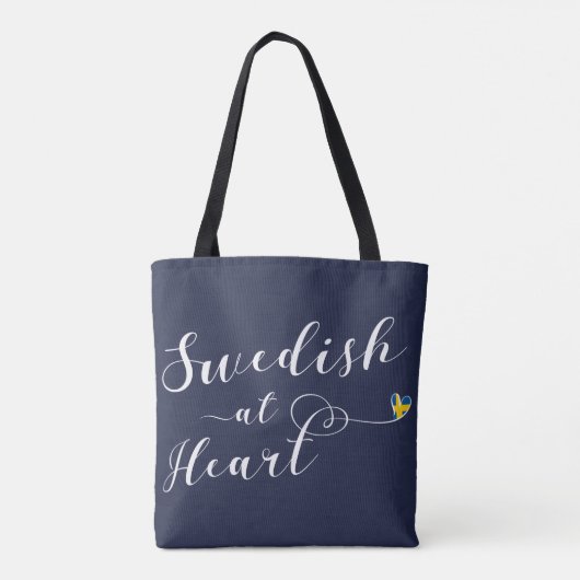 Schwedisch at Heart, Schweden Tasche (Rückseite)