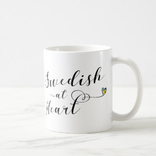 Schwedisch at Heart Tasse, Schweden Kaffeetasse