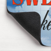 Schwedisch gesprochen hier trübe Erde Mousepad (Ecke)