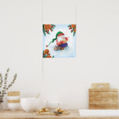 Schwedisch Gnome Jultomten | Art Print Poster (Küche)