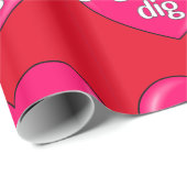 Schwedisch - Ich Liebe Sie Geschenkpapier (Rolleneckpunkt)