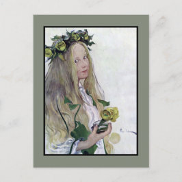 Schwedisch Lucia Girl Postkarte