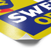 Schwedisch smörgåskaviar Fisch Kaviar Fotodruck (Ecke)