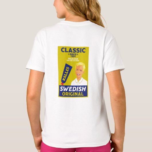 Schwedisch smörgåskaviar Fisch Kaviar T-Shirt (Rückseite)