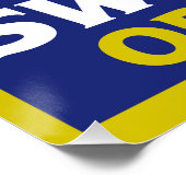 Schwedisch smörgåskaviar Kaviar Poster (Ecke)