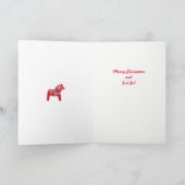 Schwedische amerikanische Weihnachtskarte Feiertagskarte (Innenseite)