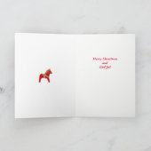 Schwedische amerikanische Weihnachtskarte Feiertagskarte (Innenseite)