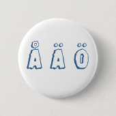Schwedische Buchstaben (å ä ö) Button (Vorderseite)