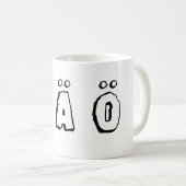 Schwedische Buchstaben (å ä ö) Kaffeetasse (VorderseiteRechts)