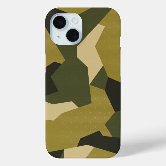 Schwedische Camouflage Advanced Green Case-Mate iPhone Hülle (Rückseite)