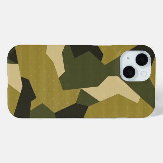 Schwedische Camouflage Advanced Green Case-Mate iPhone Hülle (Rückseite (Horizontal))