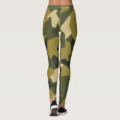 Schwedische Camouflage Advanced Green Leggings (Rückseite)