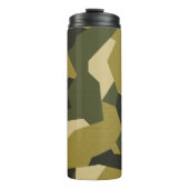 Schwedische Camouflage Advanced Green Thermosbecher (Vorderseite)