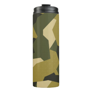 Schwedische Camouflage Advanced Green Thermosbecher