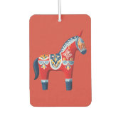 Schwedische Dala Horse Air Freshener Dalmålning St Autolufterfrischer (Vorderseite)