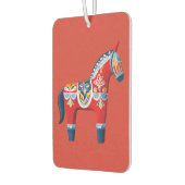 Schwedische Dala Horse Air Freshener Dalmålning St Autolufterfrischer (Links)