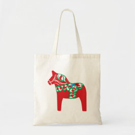 Schwedische Dala Horse Tote Tag Tragetasche