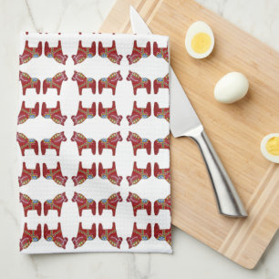 Schwedische Dala Pferde Geschirrtuch