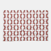 Schwedische Dala Pferde Geschirrtuch (Horizontal)