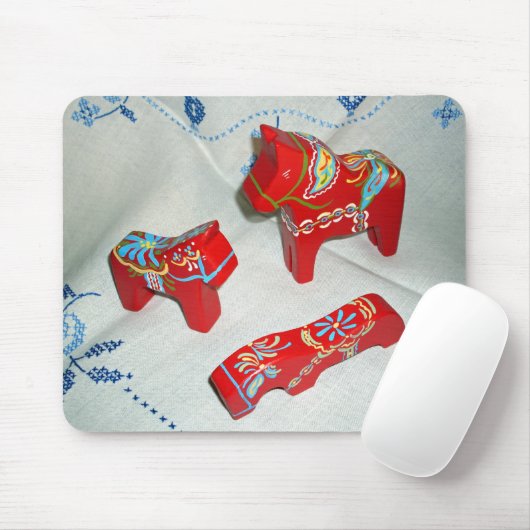 Schwedische Dala Pferde Mousepad (Mit Mouse)
