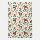 Schwedische Dala Pferde Red Geschirrtuch (Vertikal)