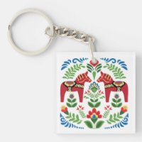 Schwedische Dala Pferde Red