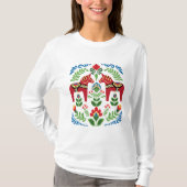 Schwedische Dala Pferde Red T-Shirt (Vorderseite)