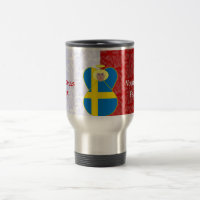 Schwedische Engelflagge: Rot und Personalisiert