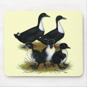 Schwedische Entenfamilie Mousepad
