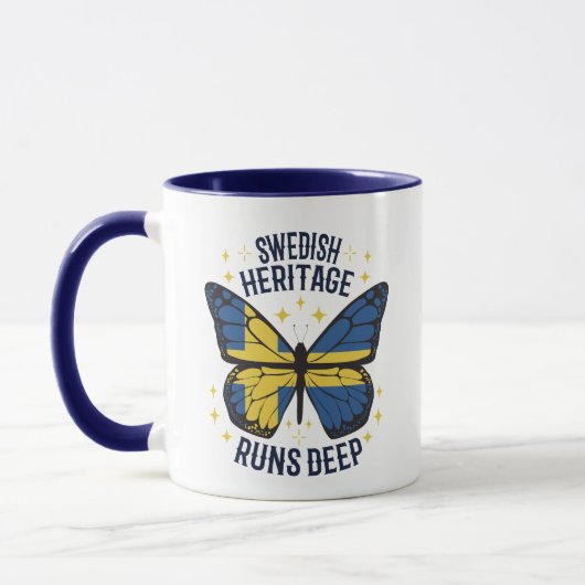 SCHWEDISCHE ERBE RUNDET TIEF TASSE (Links)