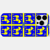 schwedische Farbzeichen Case-Mate iPhone Hülle (Rückseite (Horizontal))