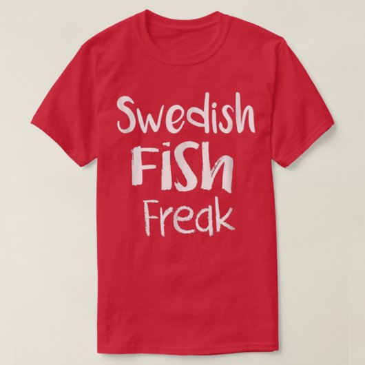 Schwedische Fischfreak T-Shirt (Design vorne)