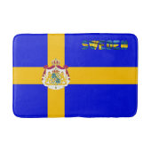 Schwedische Flagge Badematte (Vorderseite)