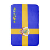 Schwedische Flagge Badematte (Vorderseite Vertikal)