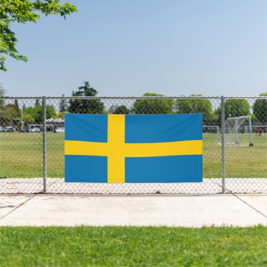 Schwedische Flagge Banner (Insitu)