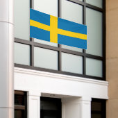 Schwedische Flagge Banner (Äußeres Gebäude)