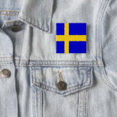 Schwedische Flagge Button (Beispiel)