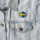 Schwedische Flagge Button (Beispiel)