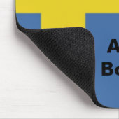 Schwedische Flagge, Camerata Aurora Borealis Mousepad (Ecke)