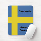 Schwedische Flagge, Camerata Aurora Borealis Mousepad (Mit Mouse)