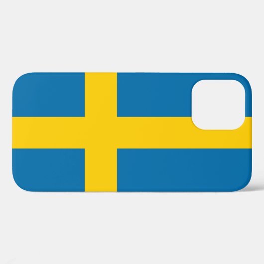 Schwedische Flagge Case-Mate iPhone Hülle (Rückseite (Horizontal))