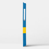 Schwedische Flagge Case-Mate iPhone Hülle (Rückseite / Links)