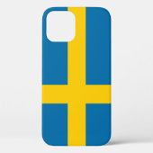 Schwedische Flagge Case-Mate iPhone Hülle (Rückseite)