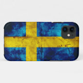Schwedische Flagge Case-Mate iPhone Hülle (Rückseite (Horizontal))