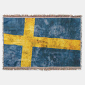 Schwedische Flagge Decke (Vorderseite)