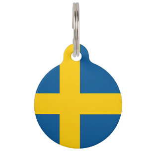 Schwedische Flagge des Schweden-Haustierumbaus fü Haustiermarke