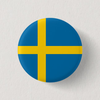 Schwedische Flagge, Flagge Schwedens Button