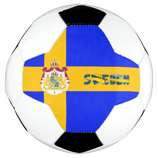 Schwedische Flagge Fußball (Vorderseite)